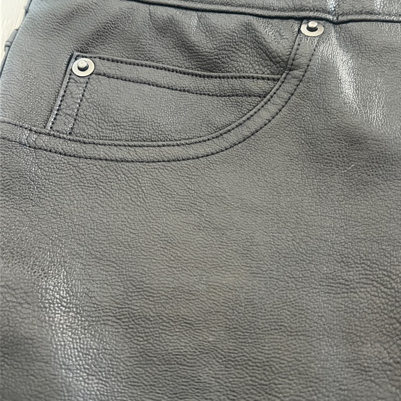 SPANXshape™ Faux Leather
Fleece Lined Leggings - Picture 3 of 6